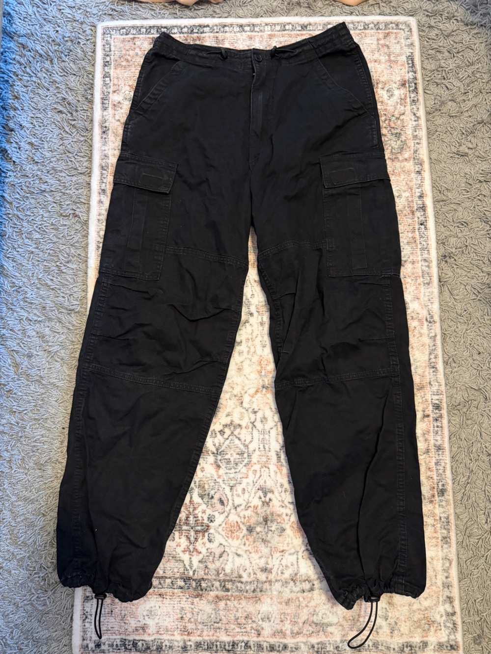 Brandy Melville Black Utility Cargo Pants
